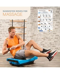 Lifepro Whole Body Vibration Plate Exercise Poster – Full-Body Workout Guide with Training Suggestions & Step-by-Step Instructions for Vibratio