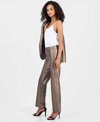 Anne Klein Women's Mid-Rise Bootcut Ankle Pants
