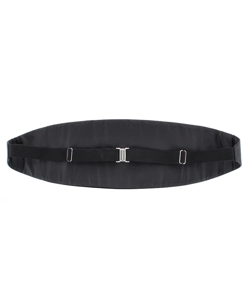Trafalgar Men's Sutton Solid Color Silk Cummerbund
