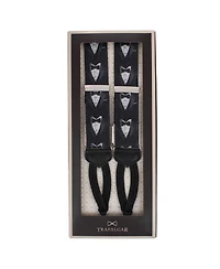 Trafalgar Men's The Formal Affair Sik Novelty Formal End Suspenders