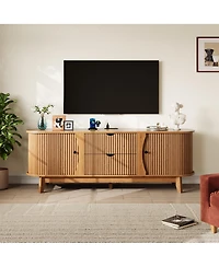 homfan 63" Tv Stand for TVs Up to 70"