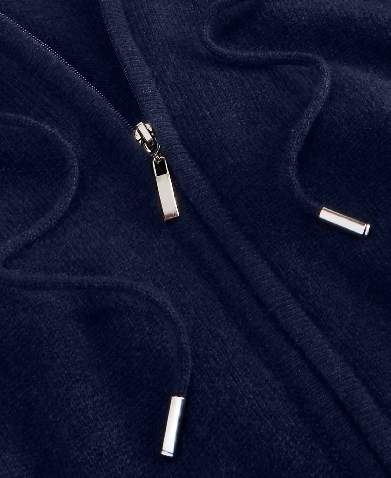 Charter Club Women's 100% Cashmere Zip Hoodie, Macy's Exclusive