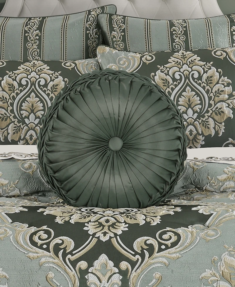 J Queen New York Alina Round Decorative Pillow, 15" Round