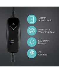 Lectron Level 1 Tesla Charger WiFi 120V 15A Nema 5-15 Nacs Evse 16feet