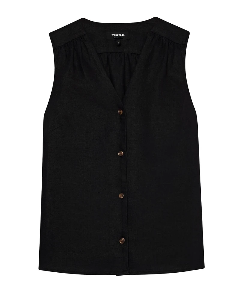 Whistles Women's Laura Linen Tank