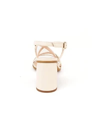 Menina Step Women's Cloe Leather Heeled Sandal