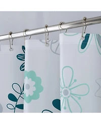 Rt Designers Collection 90GSM Peva Glit Printed Romy Shower Curtain 70" x 72"