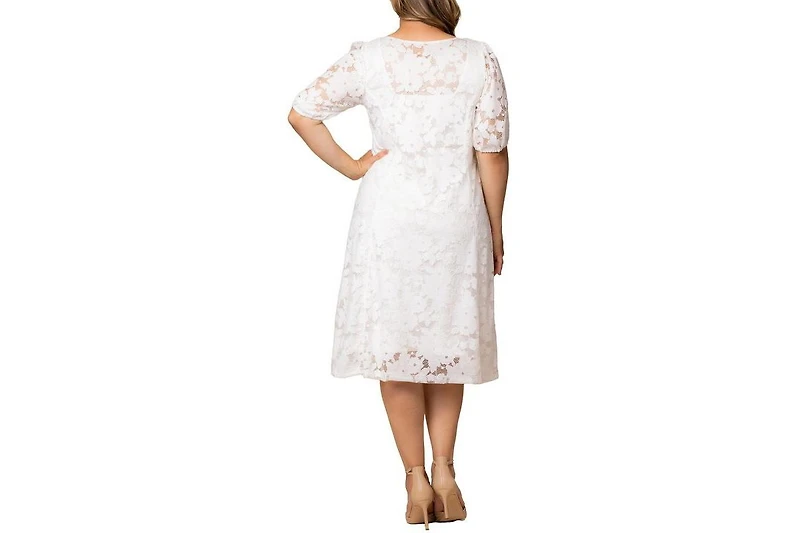 Kiyonna Plus Emma Lace Shift Dress