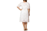 Kiyonna Plus Emma Lace Shift Dress