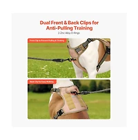 Ruie No Pull Tactical Dog Harness Adjustable Vest with Handle for 50 to 80 lb
