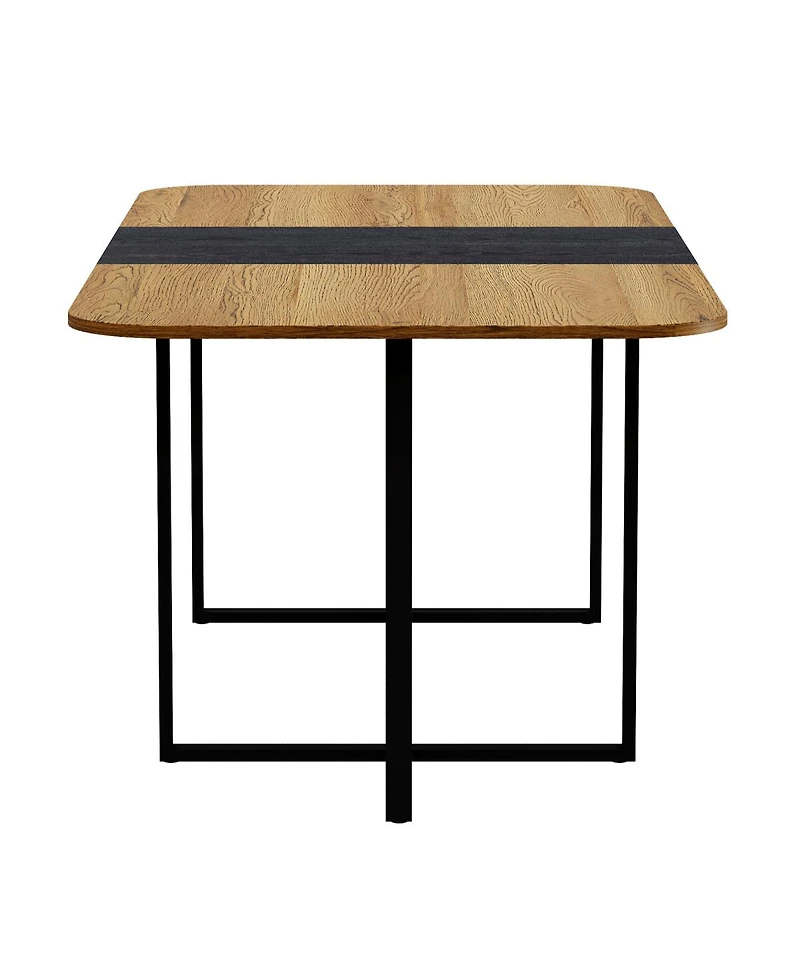 Streamdale Furniture 9 Piece Square Dining Table Set with 8 Velvet Chairs