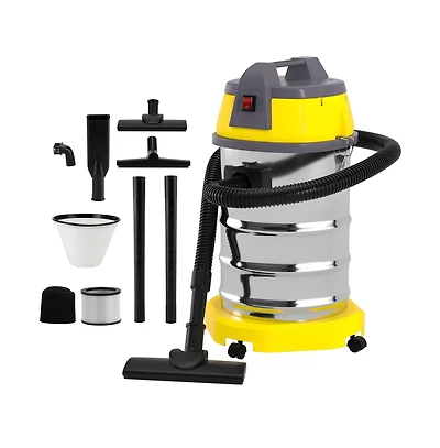 Topteng 3200W Wet Dry Vacuum with Blower - 9.2 Gal Stainless Steel Tank and 23KPA Suction for Garage and Home