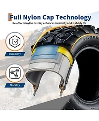 gaomon Tires Tubeless All-Terrain Off-Road Tires for Mud Sand Rock Trail Heavy