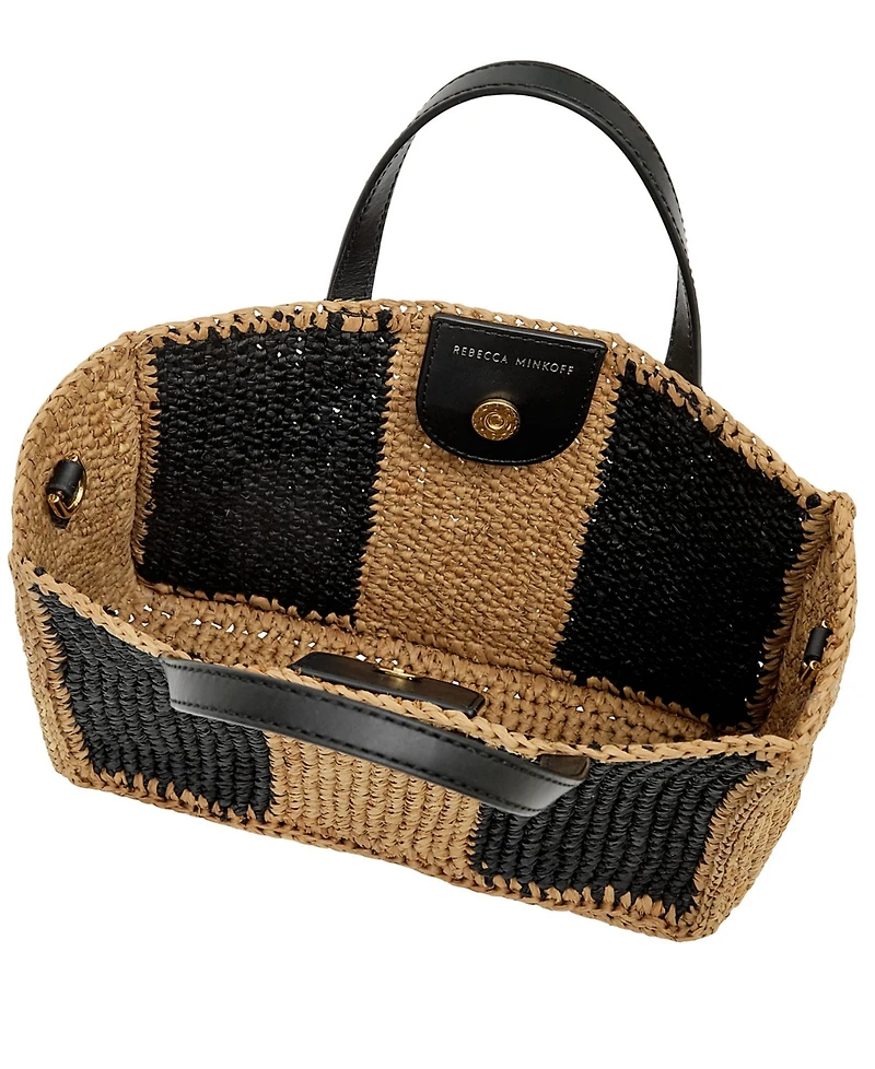 Rebecca Minkoff Raffia Large Tote Handbag