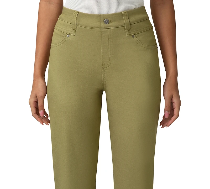 Hue Women's Crosshatch Denim Pedal Pusher Pants