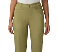 Hue Women's Crosshatch Denim Pedal Pusher Pants