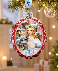 G.DeBrekht Nutcracker Keepsake Glass Ornament