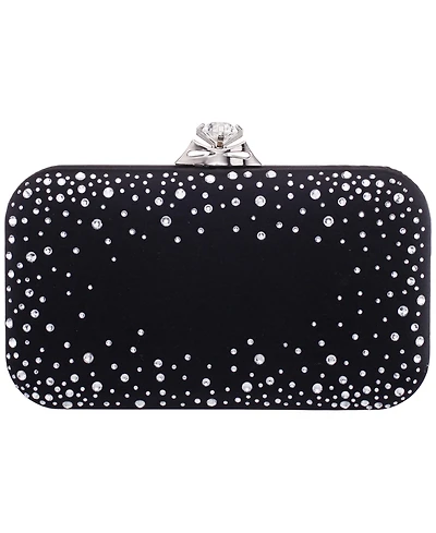 Nina Scatter Crystal Minaudiere Mini Handbag