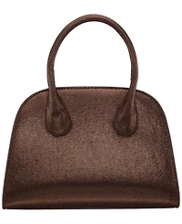 Nina Metallic Small Bowling Handbag