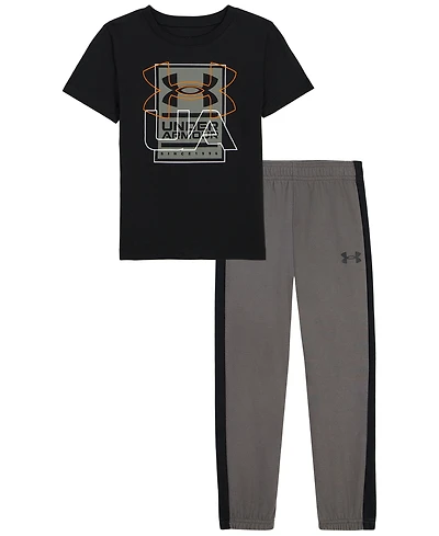 Under Armour Boys' 2T-7 Long-Sleeve T-Shirt and Pants