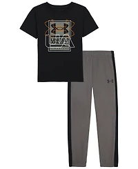 Under Armour Boys' 2T-7 Long-Sleeve T-Shirt and Pants