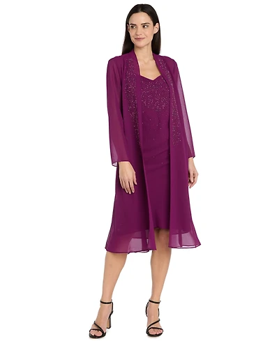 R & M Richards Petite Removable Jacket Dress 2-Piece Set