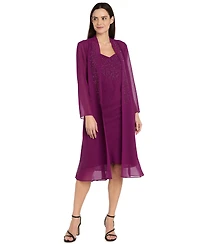 R & M Richards Petite Removable Jacket Dress 2-Piece Set
