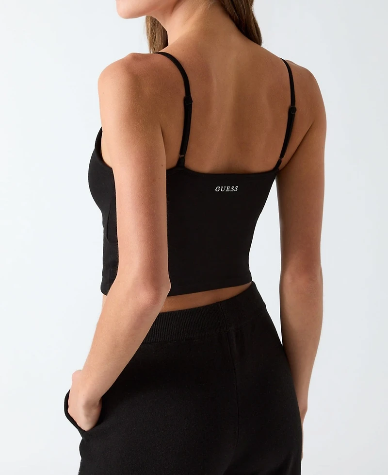 Guess Women's Syrma Cropped Sleeveless Top