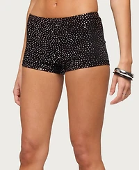 Edikted Women's Reece Studded Micro Shorts