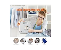 Yobtop Diy Tool Kit Sewing Machine,Portable Machine, 38 Built-in Stitches and Reverse Sewing, Dual Speed with Extension Table