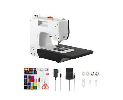 Yobtop Diy Tool Kit Sewing Machine,Portable Machine, 38 Built-in Stitches and Reverse Sewing, Dual Speed with Extension Table