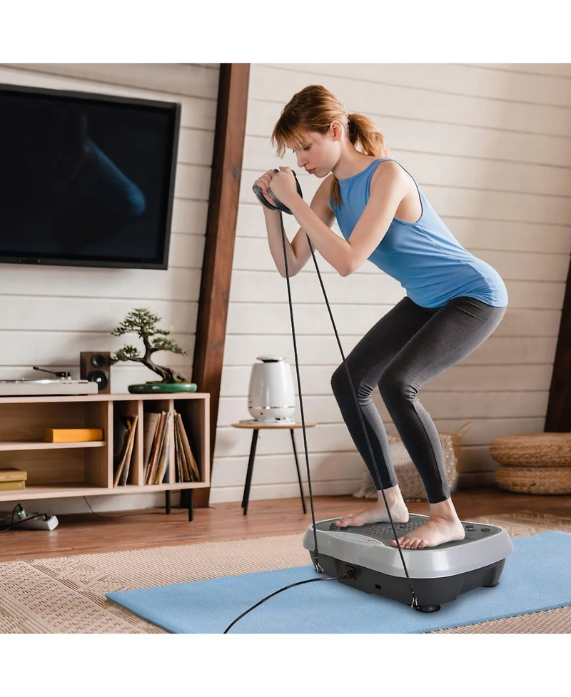 Sevorley Whole Body Vibration Exercise Machine with Resistance Bands and Remote