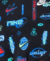 Nike Boys' 4-7 Logo Printed Pullover Hoodie
