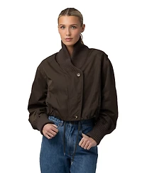 Blank Nyc Women's Ribbed Shawl Collar Jacket