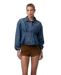 Blank Nyc Women's Collared Neck Jacket