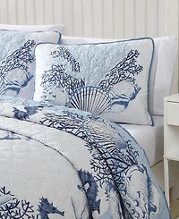 Carribbean Joe Coastal 3-Piece Quilt Set, Full/Queen