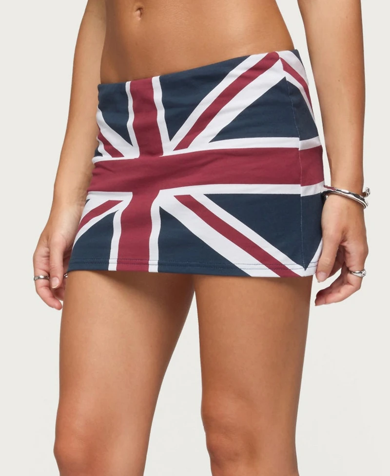 Edikted Women's Uk Lover Mini Skort