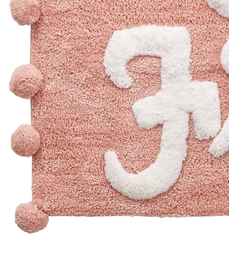 Vcny Home So Fresh Pom Pom Pink Bath Rug, 20" x 32"