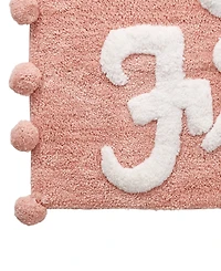 Vcny Home So Fresh Pom Pom Pink Bath Rug, 20" x 32"