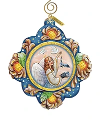 G.DeBrekht Hand Painted Scenic Ornament Beautiful Peace