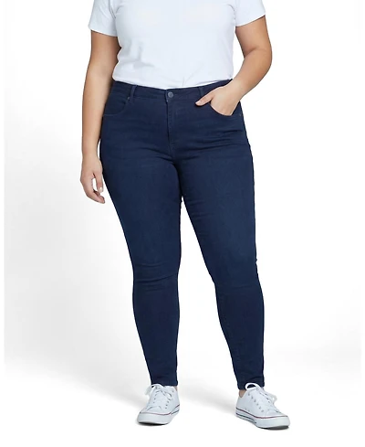 Universal Standard Women's Seine High Rise Skinny Jeans 32 Inches