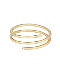 Adornia Gold Adjustable Coil Wrap Ring