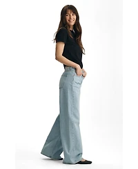 Mavi Jeans Women's Siena High Rise Wide Leg In Light Classic Denim