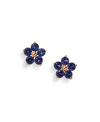 Alex and Ani Crystal Forget-Me-Not Flower Earrings