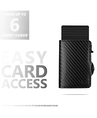 Conceal Plus Men's Card Blocr Rfid Blocking Holder Pop Up Wallet for Men - Minimalist Front Pocket with Internal Cash Id Storage