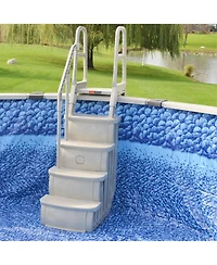 Main Access 48-54 Inch Above Ground Swimming Pool Smart Step and Ladder System