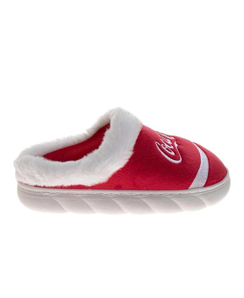 Coca-Cola Women's Classic Logo Casual Slippers for Soft Cozy Stylish Indoor Comfort Footwear