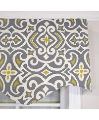 Rlf Home 100percentage Cotton Diomedes Regal With Lining Rod Pocket Window Valance