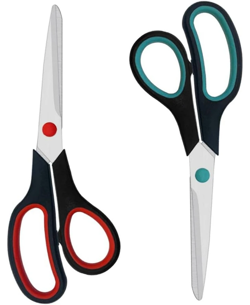 Sevorley 2-Pack All-Purpose Scissors for Office Home School Crafts