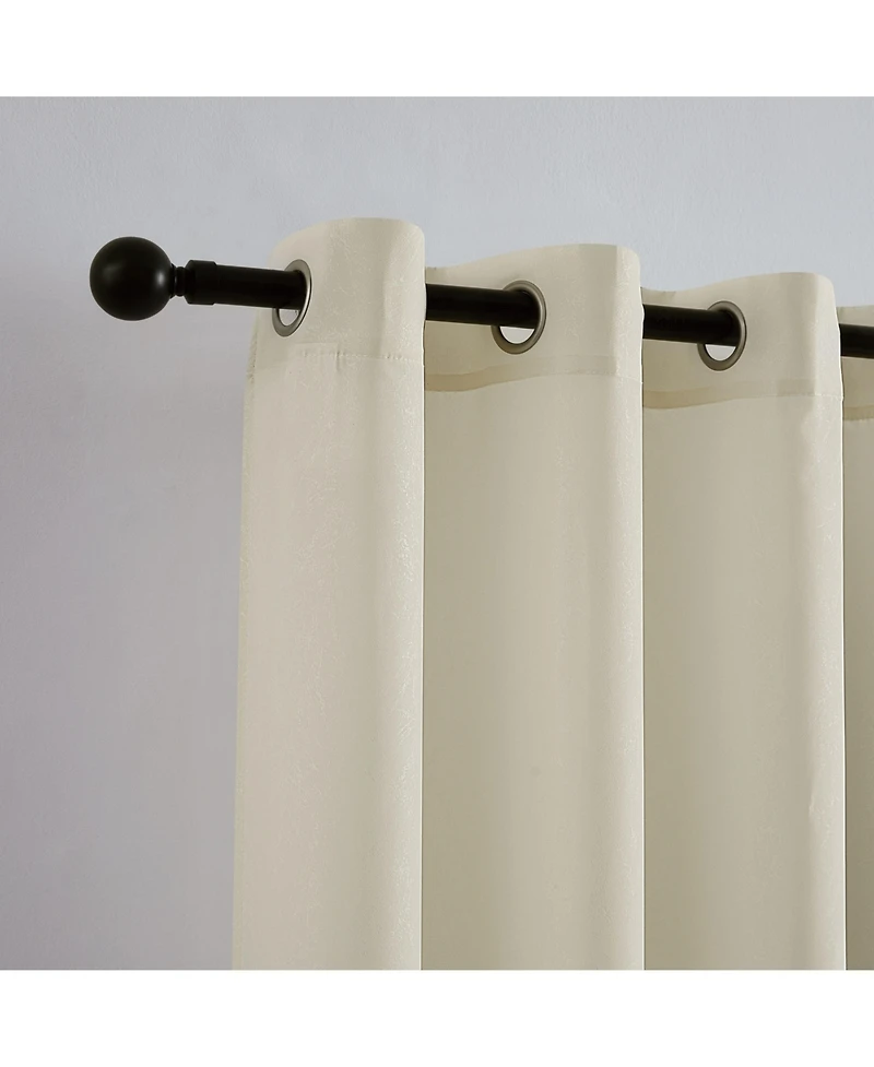 Tru-barrier Window Solutions Sheer Barrier Privacy Grommet Panel Pair by Piece Curtain